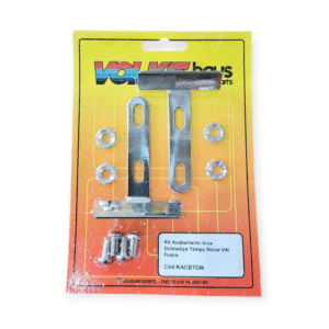 Kit Acabamento Inox Dobradiça Tampa Motor VW Fusca 10 peças