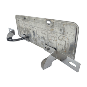 Suporte de Placa Dianteiro Invisível Aço Inox Fusca até 1970