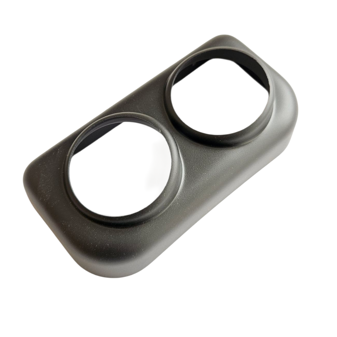 Console Instrumentos 2 Manômetros Ângulo Painel Fusca e Derivados - Imagem 3